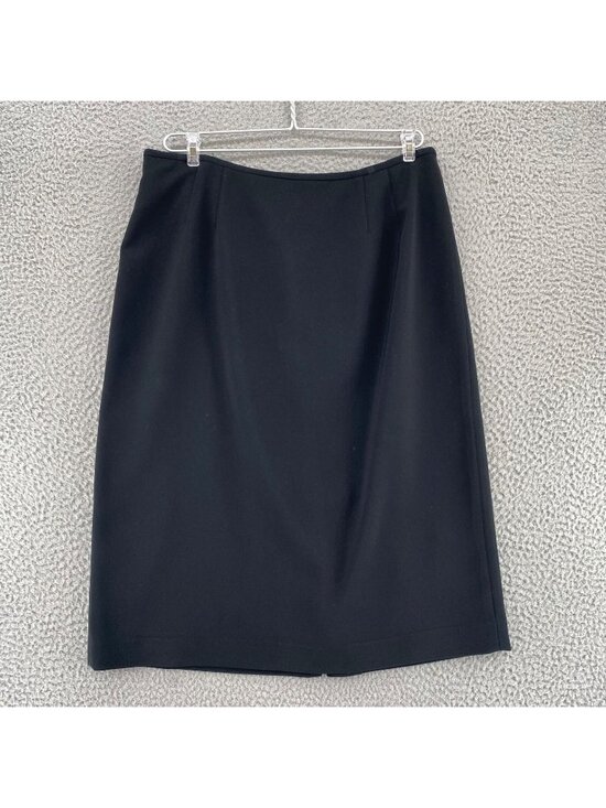 Le Suit Dresses & Skirts - Le Suit Skirt Womens 12 Black Midi Straight Pencil Everyday Office Career Work
